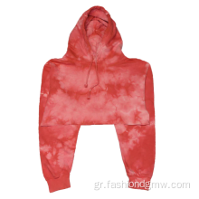 Βαμβάκι aqua mineral πλύσιμο κορυφαίες γυναίκες hoodie